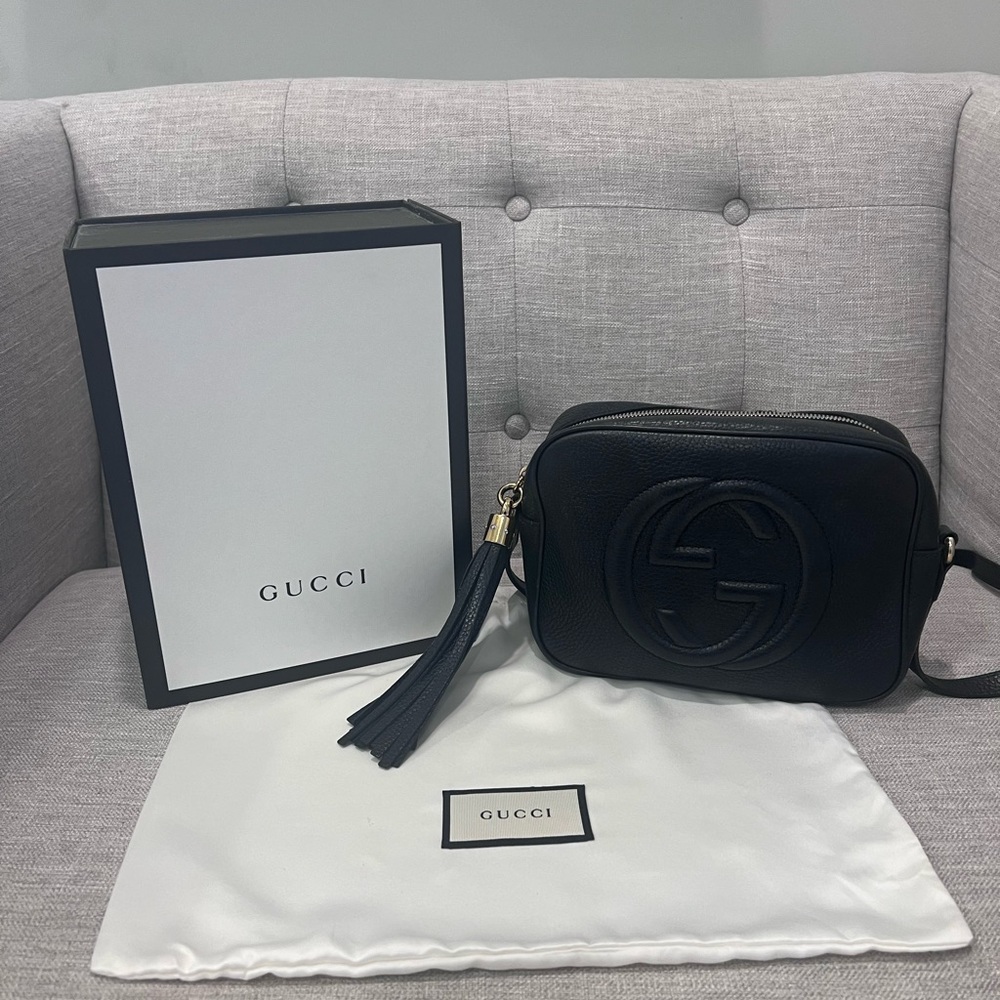 Gucci Soho Disco Handbag Black